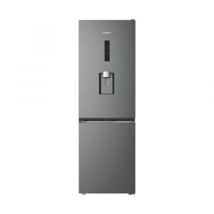 Hotpoint HPK 26371W XP4UKE Stainless Steel Freestanding Dual No Frost 60/40 Fridge Freezer with Even Flow