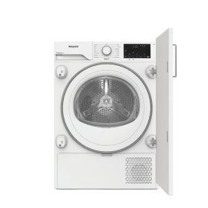 Hotpoint C HK 83M WW UK White Integrated 8kg Heat Pump Tumble Dryer with PetHairCare