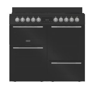 Hotpoint RH100FA21BB Black 100cm Dual Fuel Range Cooker with Air Fry and Steam Cooking